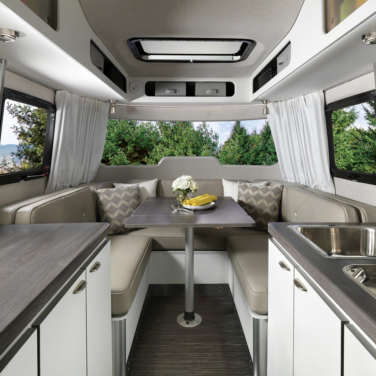 Features | Nest | Travel Trailers | Airstream Fiberglass